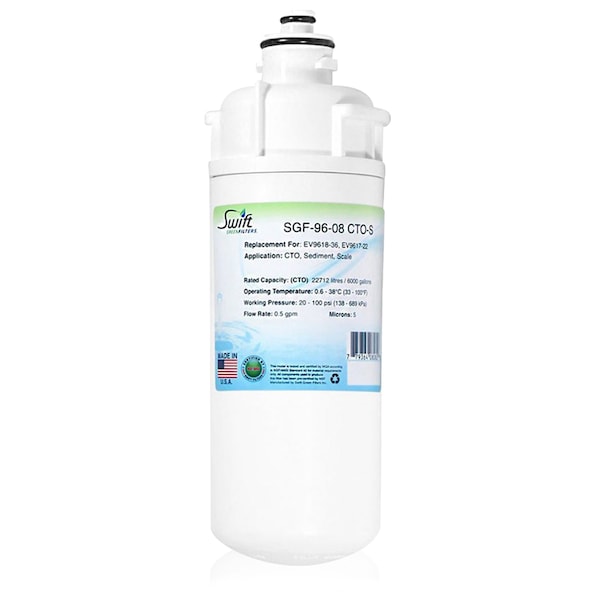 Swift Green Filters Replacement water filter for Everpure EV9618-36, EV9617-22 SGF-96-08 CTO-S - main
